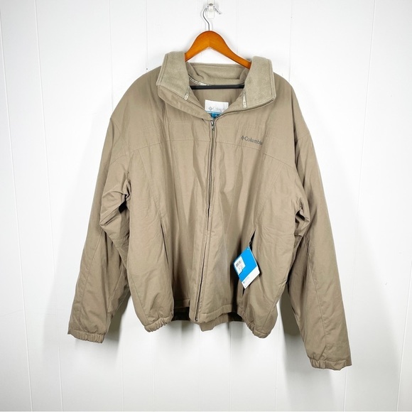 NEW Columbia Northern Voyage Parka Tan XXL - Picture 1 of 11